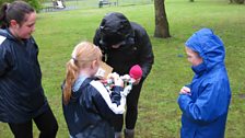 Kirsteen and Sophie didn't only get a clue for their efforts at the Saham Toney Maypole