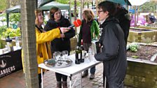 Tasting the wine at the Grapes Hill Community Garden in Norwich earned them clue six