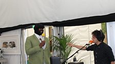 Jamie Cullum and Gregory Porter at the Cheltenham Jazz Festival 2015