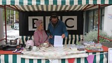 VE Day Garden Cafe - The market stall