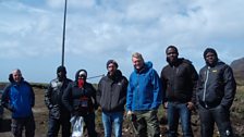 Dundee University students visit Eigg