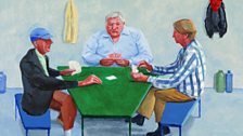 David Hockney - "Card Players #1" 2014