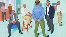 David Hockney - "The Group V, 6-11 May" 2014