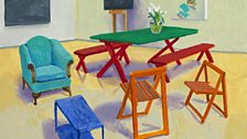 David Hockney - "Studio Interior #2" 2014