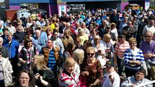 The crowds gather for Hugo at the Balmoral Show 2015