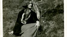 Barbara Hepworth in Siena, travelling on a West Riding Travel Scholarship c.1925