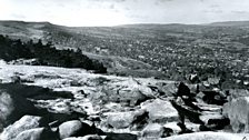 Rocks above Ilkley, West Yorkshire, photographs of Yorkshire commissioned by Hepworth in 1964