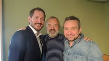 Bertie Carvel and Eddie Marsan