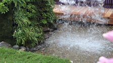 Central waterfall in the : Personal universe garden