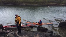 Landing on Soay