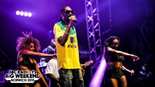 Snoop Dogg at Radio 1's Big Weekend in Norwich 2015