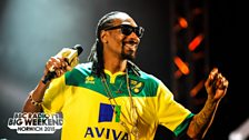 Snoop Dogg at Radio 1's Big Weekend in Norwich 2015