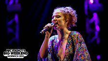 Jess Glynne at Radio 1's Big Weekend in Norwich 2015