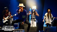 Raury at Radio 1's Big Weekend in Norwich 2015