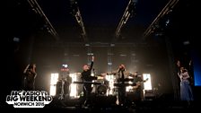 Jungle at Radio 1's Big Weekend in Norwich 2015