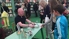 John Boyne signs books