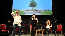 Recording a scene with help from a Hay audience