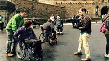 Back Up wheelchair skills course