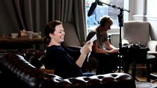 Filming Olivia Colman