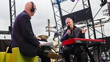 Howard Jones and Ken Bruce