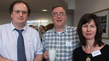 Dr Frank Ferguson, Liam Logan and Dr Kathryn White at the Looking Outward Conference