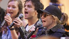 Jamie Cullum and Lulu in rehearsals