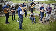 Hexham Bluegrass band performed at Chesters Fort Bathouse