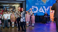 The One Show's Carrie Grant interviews conductor Charles Hazlewood