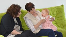 Paddy's mum and family enjoy the show