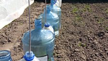 Water bottle cloches