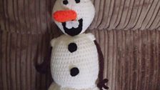 Victoria's Knitted Snowman