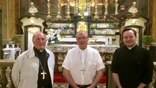 Glasgow diocese trip to see the Turin Shroud in June 2015.