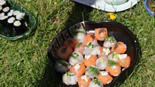 Sushi in the sunshine