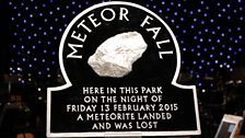 Lost Meteor plaque