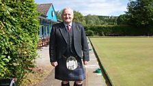 Robert Mathieson, artist and Adjudicator Secretary with the RSPBA