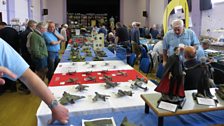 The treasure was with a model Jaguar aeroplane at an exhibition in Downham Market Town Hall