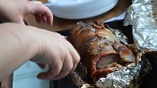 Paula McIntyre whips up a bacon roasted brisket with horseradish gravy