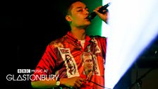 Loyle Carner at Glastonbury 2015