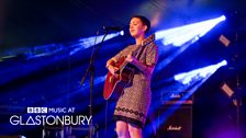 Milly Hirst at Glastonbury 2015