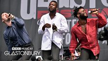 Young Fathers at Glastonbury 2015