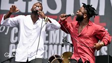 Young Fathers at Glastonbury 2015