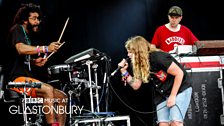 Kate Tempest at Glastonbury 2015