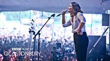 Jessie Ware at Glastonbury 2015