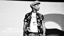 Pharrell Williams at Glastonbury 2015