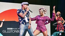 Pharrell Williams at Glastonbury 2015