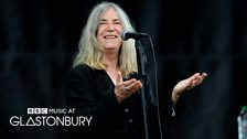 Patti Smith at Glastonbury 2015