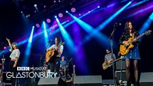 The Staves at Glastonbury 2015