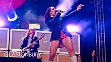 Charli XCX at Glastonbury 2015