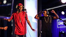 Krept & Konan in the 1Xtra Live Lounge