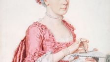 Jean-Etienne Liotard, Portrait of Archduchess Marie-Amélie of Austria, future Duchess of Bourbon-Parme, 1762